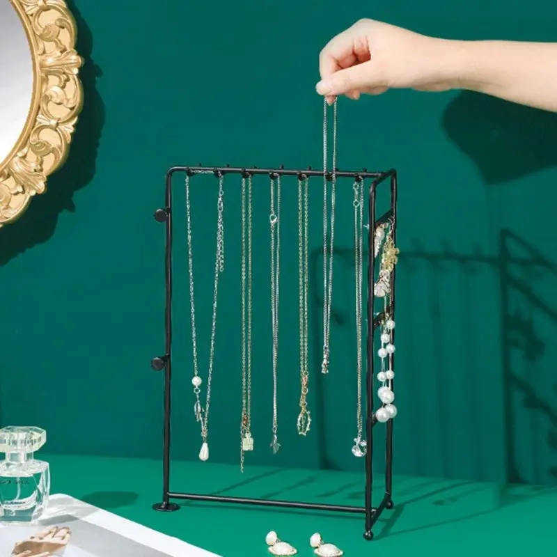 Coloured Hanging Jewellery Organiser Stand tag1