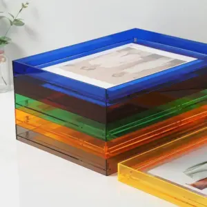 Coloured Transparent Acrylic Picture Frame