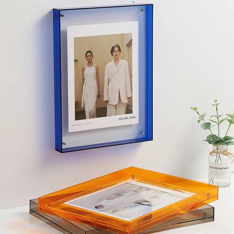 Coloured Transparent Acrylic Picture Frame -  - #tag1#