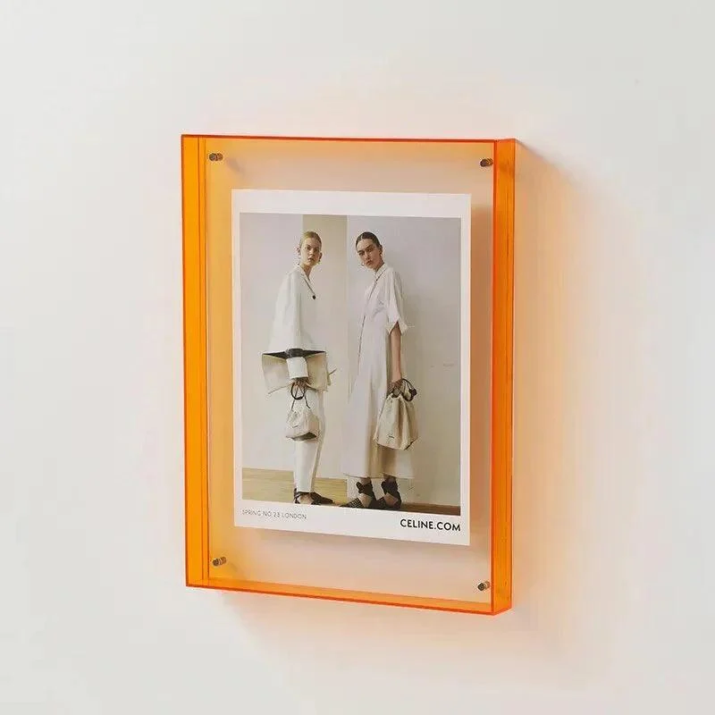 Coloured Transparent Acrylic Picture Frame -  - #tag1#