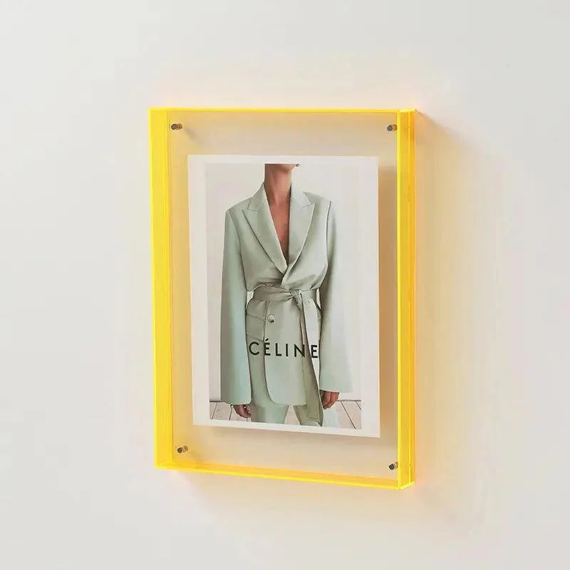 Coloured Transparent Acrylic Picture Frame -  - #tag1#
