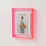 Coloured Transparent Acrylic Picture Frame tag1