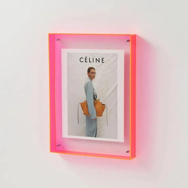 Coloured Transparent Acrylic Picture Frame -  - #tag1#