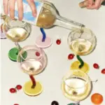 Coloured Twisted Stem Glass tag1