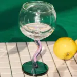 Coloured Twisted Stem Glass tag1