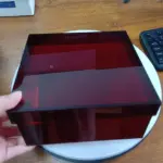 Colourful Acrylic Storage Organiser Box With Lid tag1