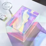 Colourful Acrylic Tissue Box Holder tag1
