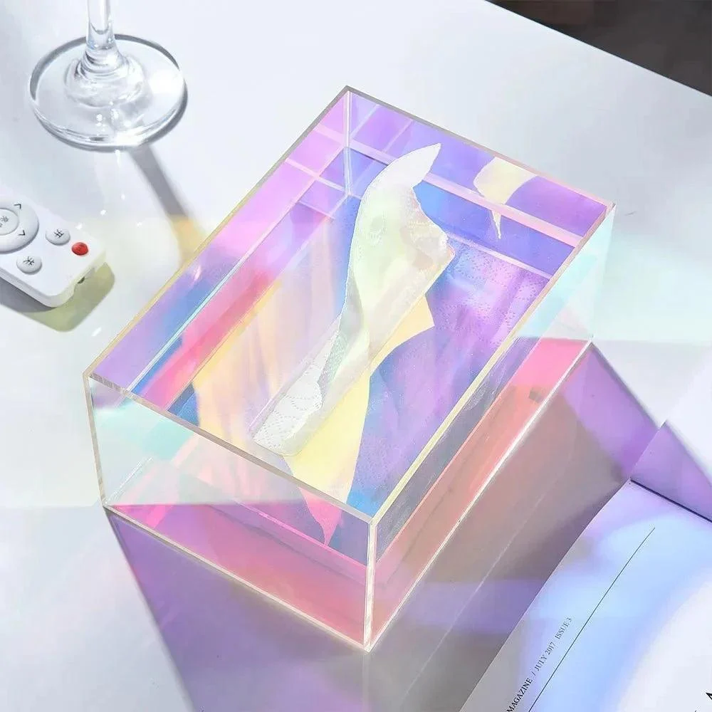 Colourful Acrylic Tissue Box Holder -  - #tag1#