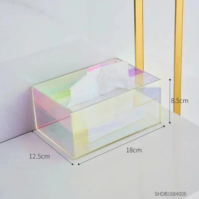 Colourful Acrylic Tissue Box Holder -  - #tag1#