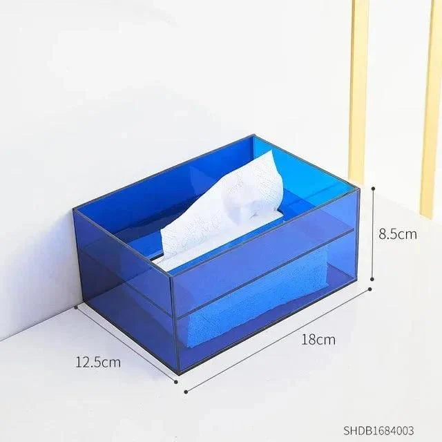 Colourful Acrylic Tissue Box Holder -  - #tag1#