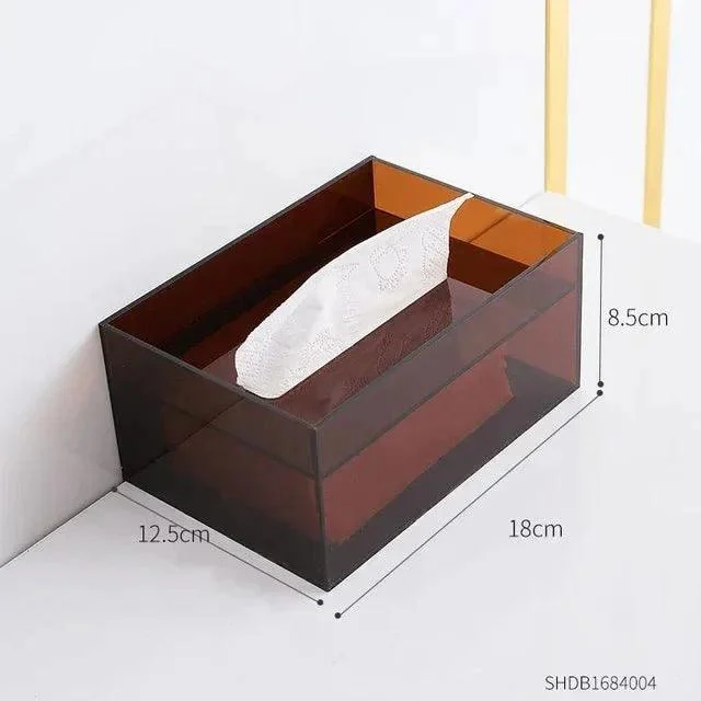 Colourful Acrylic Tissue Box Holder -  - #tag1#