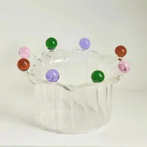 Colourful Crown Shaped Dessert Bowl