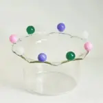 Colourful Crown Shaped Dessert Bowl tag1