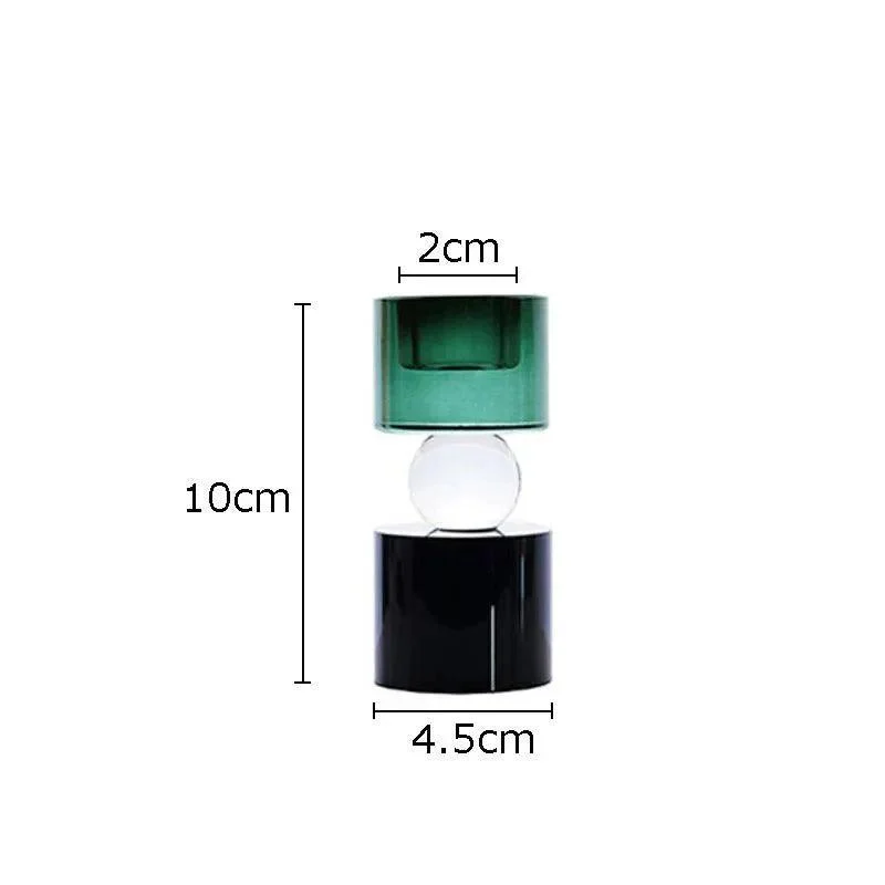 Colourful Geometric Crystal Candle Holder -  - #tag1#