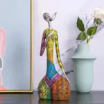 Colourful Girl Sculpture tag1