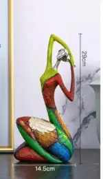 Colourful Girl Sculpture tag1
