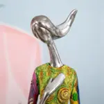 Colourful Girl Sculpture tag1