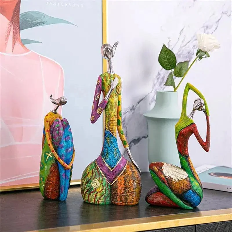 Colourful Girl Sculpture -  - #tag1#