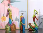 Colourful Girl Sculpture tag1
