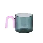 Colourful Handle Ripple Pattern Coffee Cup tag1