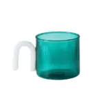 Colourful Handle Ripple Pattern Coffee Cup tag1