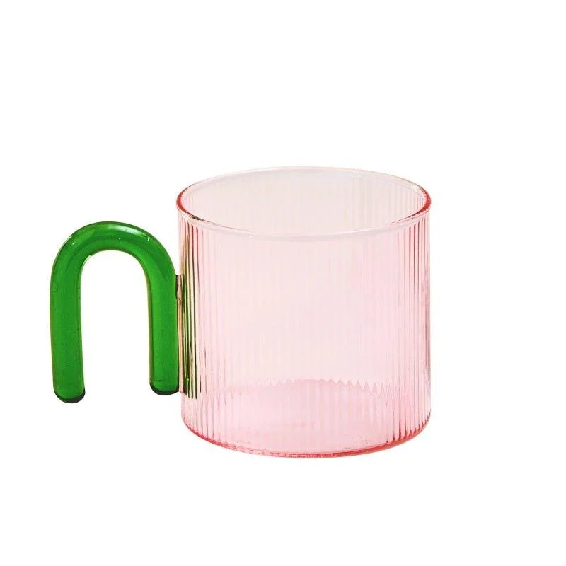Colourful Handle Ripple Pattern Coffee Cup -  - #tag1#