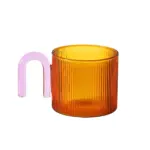 Colourful Handle Ripple Pattern Coffee Cup tag1