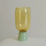 Colourful Handmade Champagne Glass tag1