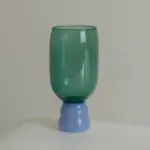 Colourful Handmade Champagne Glass tag1