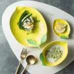 Colourful Lemon Shaped Plate And Bowl Tableware Set tag1