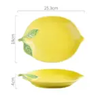 Colourful Lemon Shaped Plate And Bowl Tableware Set tag1
