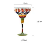 Colourful Margarita Cocktail Glass tag1