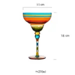 Colourful Margarita Cocktail Glass tag1