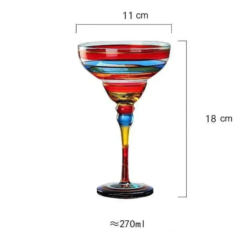 Colourful Margarita Cocktail Glass -  - #tag1#