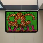 Colourful Retro Abstract Style Rug tag1