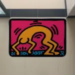 Colourful Retro Abstract Style Rug tag1