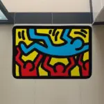 Colourful Retro Abstract Style Rug tag1