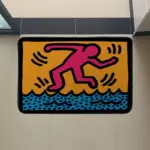 Colourful Retro Abstract Style Rug tag1