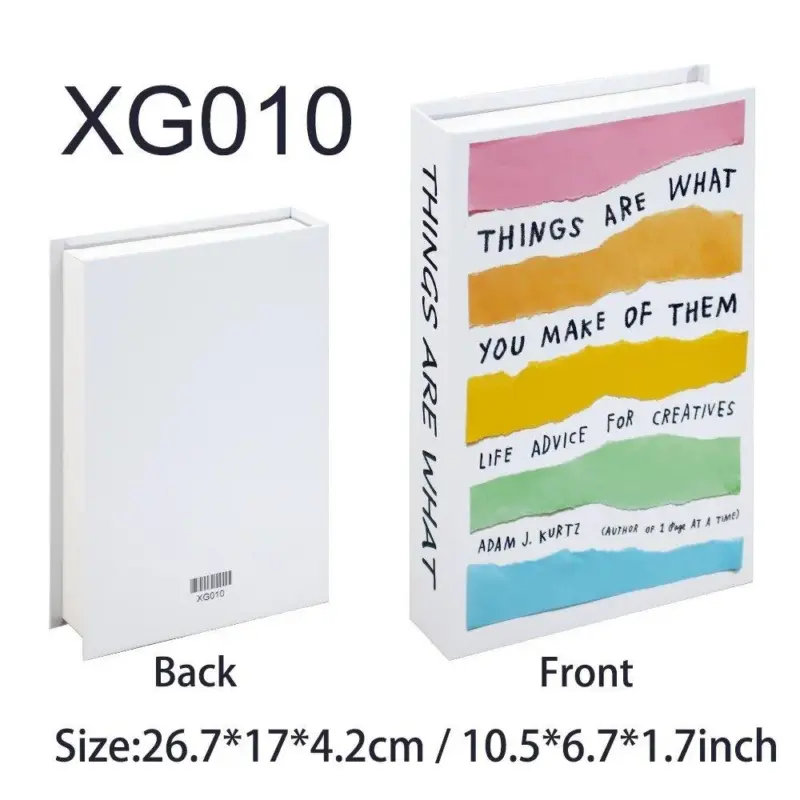 Colourful Storage Book Decoration tag1