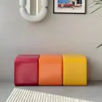 Colourful Thickened Plastic Arrow Shape Stool tag1