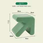 Colourful Thickened Plastic Arrow Shape Stool tag1
