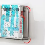 Colourful Wall Mounted Magazine Shelf tag1