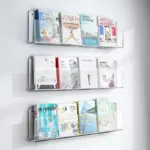 Colourful Wall Mounted Magazine Shelf tag1