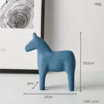 Colourful_Wooden_Horse_Statue_Home_Decor_-_-4163623 Colourful Wooden Horse Statue Home Decor