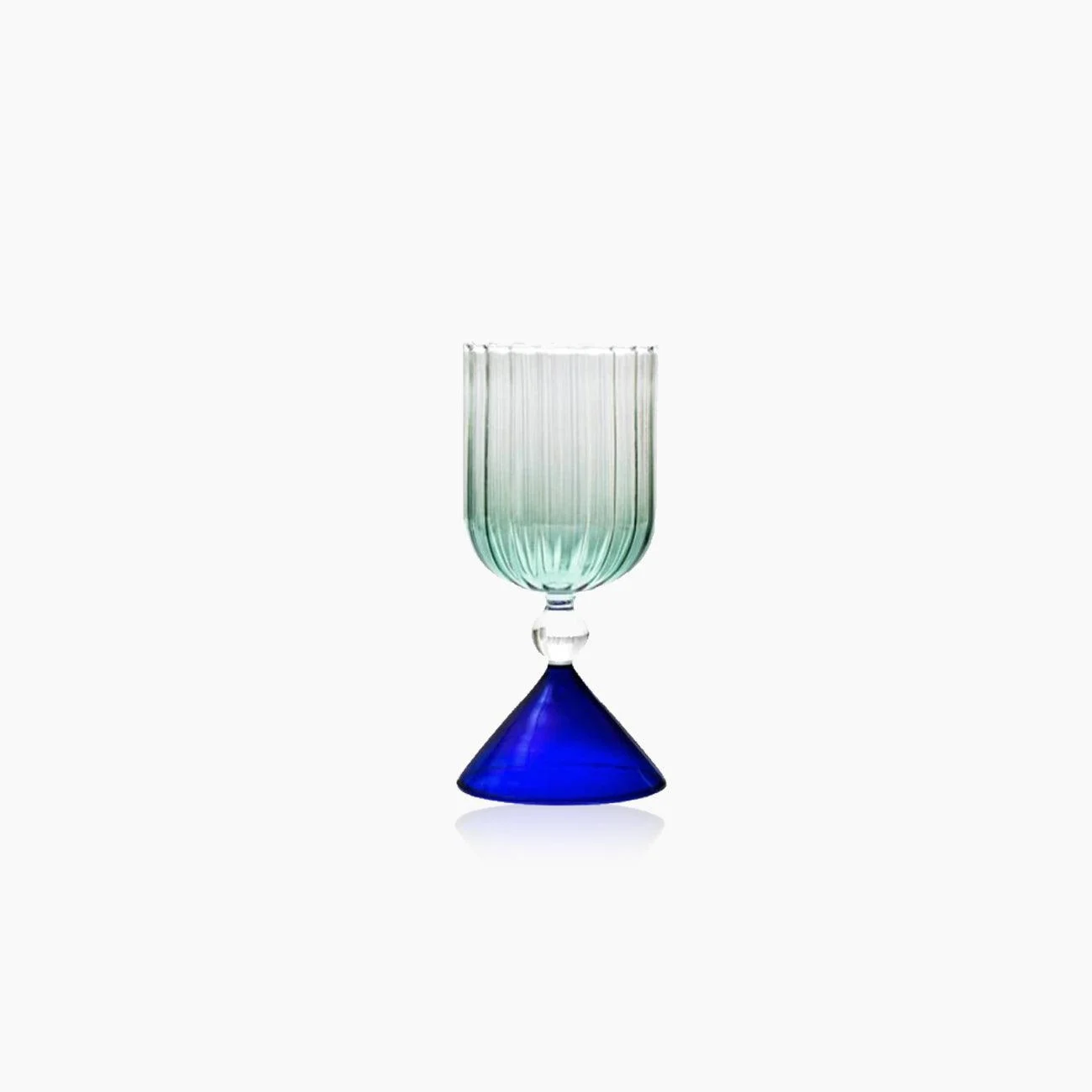 Colrful Cone Cocktail Glass -