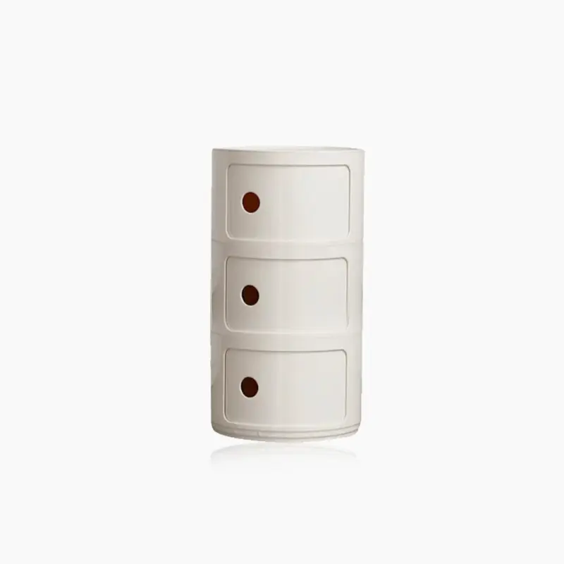 Componibili Style Barrel Storage Side Table