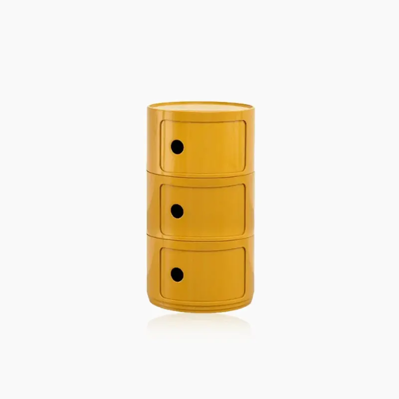 Componibili Style Barrel Storage Side Table