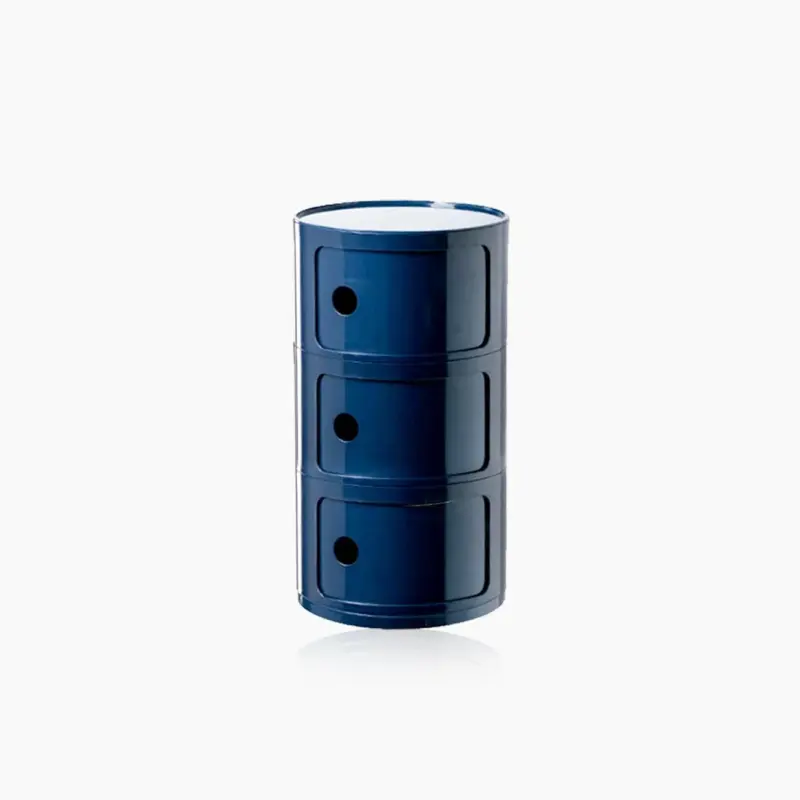 Componibili Style Barrel Storage Side Table