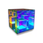 Concentric Cube Table Lamp tag1