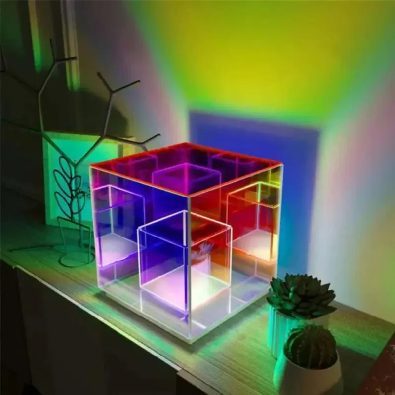 Concentric Cube Table Lamp tag1